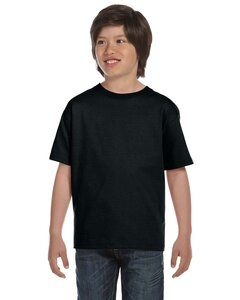 Gildan 8000B - T-shirt pour jeunes 9,3 oz. Noir
