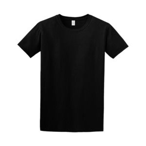 Gildan 64000 - T-Shirt Ring Spun pour hommes Noir