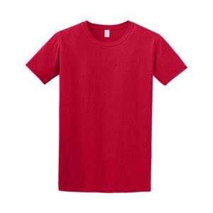 Gildan 64000 - T-Shirt Ring Spun pour hommes Rouge Cerise