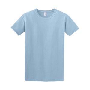 Gildan 64000 - T-Shirt Ring Spun pour hommes Bleu ciel