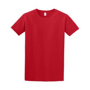 Gildan 64000 - T-Shirt Ring Spun pour hommes Rouge
