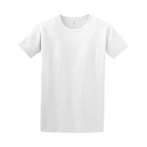 Gildan 64000 - T-Shirt Ring Spun pour hommes Blanc