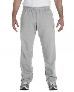 Gildan 18400 - Pantalon de survêtement à bas ouvert en et coton épais Gris Athlétique