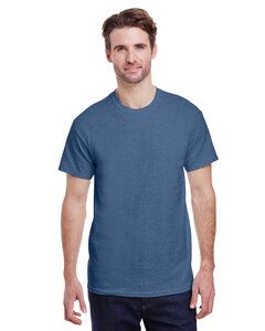 Gildan 2000 - T-Shirt en coton ultra lourd pour adultes Heather Indigo