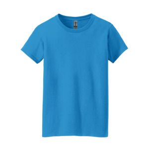 Gildan 5000L - T-Shirt Coton™ épais pour femmes Heather Sapphire