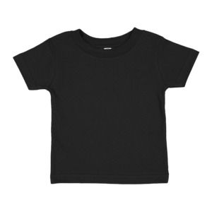 Rabbit Skins 3401 - T-shirt en jersey à manches courtes pour enfant de 5,5 oz.  Noir