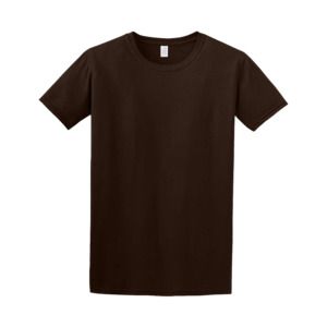 Gildan 64000 - T-Shirt Ring Spun pour hommes Chocolat Foncé