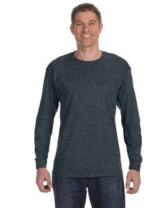 Jerzees 29L - T-shirt à manches longues, 50/50 Blend™ épais, 5,6 oz. Noir Cendré