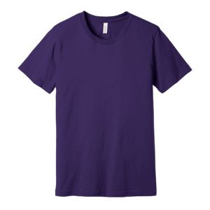 Bella+Canvas 3001C - T-shirt à manches courtes en jersey Team Purple