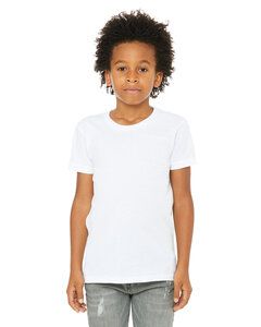 Bella+Canvas 3001Y - T-shirt à manches courtes en jersey pour les jeunes Blanc
