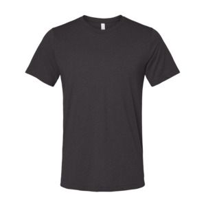 Bella+Canvas 3413C - T-shirt unisexe à manches courtes en triblend Charcoal Black Triblend