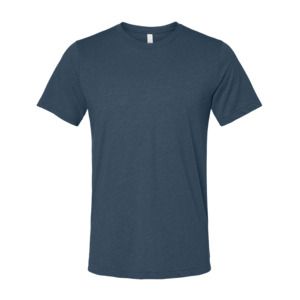 Bella+Canvas 3413C - T-shirt unisexe à manches courtes en triblend Navy Triblend