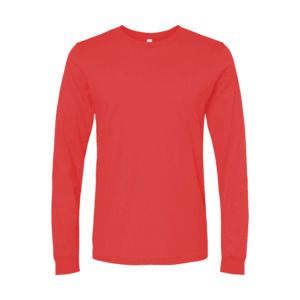 Bella+Canvas 3501 - T-shirt à manches longues en jersey pour hommes Rouge