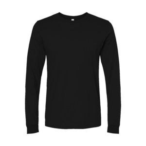 Bella+Canvas 3501 - T-shirt à manches longues en jersey pour hommes Noir