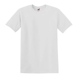 Fruit of the Loom 3931 - T-shirt HD® 100 % coton lourd, 5 oz. Blanc