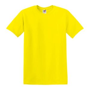 Fruit of the Loom 3931 - T-shirt HD® 100 % coton lourd, 5 oz. Jaune