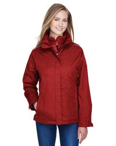 Core 365 78205 - Veste Région 3-en-1 avec doublure en polaire Classic Red