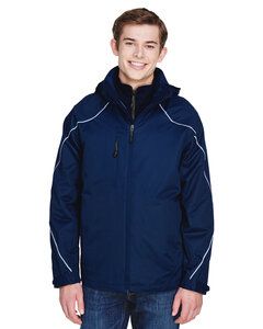 North End 88196T - Veste 3-en-1 Hommes Angle Tall avec doublure en polaire collée Nuit