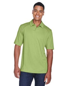 North End Sport Red 88632 - Polo en polyester recyclé Cactus Green W/White