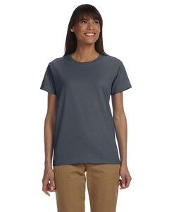 Gildan G200L - T-shirt 6 oz. pour femmes en Ultra Cotton Gris Athlétique Foncé
