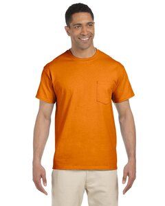 Gildan G230 - T-shirt à poche en coton Ultra Cotton® 6 Oz. Pocket T-Shirt (2300) Safety Orange
