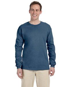 Gildan G240 - Gildan G240 -T-shirt à manches longues en coton| Wordans Bleu Indigo