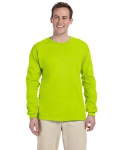 Gildan G240 - Gildan G240 -T-shirt à manches longues en coton| Wordans Vert Sécurité