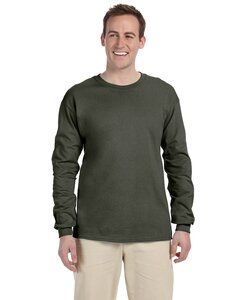 Gildan G240 - Gildan G240 -T-shirt à manches longues en coton| Wordans Vert Militaire