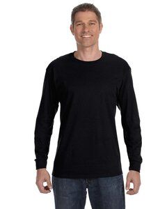 Gildan G540 - T-Shirt à manches longues en Coton Lourd™ 5,3 oz. Noir