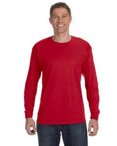 Gildan G540 - T-Shirt à manches longues en Coton Lourd™ 5,3 oz. Rouge