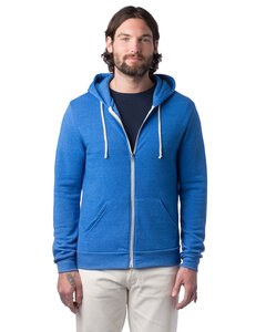 Alternative AA9590 - Men's Rocky Zip Hoodie Eco True Pacific Blue