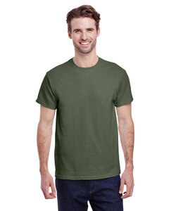 Gildan 5000 - T-Shirt en Coton™ épais pour adultes Vert Militaire