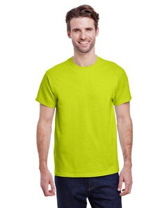 Gildan 5000 - T-Shirt en Coton™ épais pour adultes Vert Sécurité