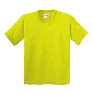 Gildan 5000B - T-shirt en coton épais pour jeunes 8,8 oz Vert Sécurité