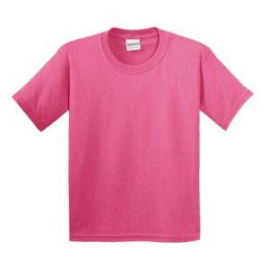 Gildan 5000B - T-shirt en coton épais pour jeunes 8,8 oz Rose Sécurité