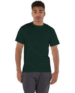 Champion T425 - T-shirt à manches courtes sans étiquette Vert foncé