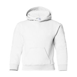Gildan 18500B - Heavy Blend™ Youth Hooded Sweatshirt Blanc