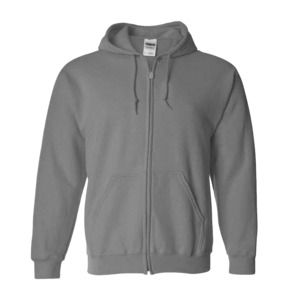 Gildan 18600 - Heavy Blend™ Full-Zip Hooded Sweatshirt Gris Athlétique Foncé