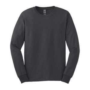 Gildan 2400 - Ultra Cotton™ Long Sleeve T-Shirt Gris Athlétique Foncé