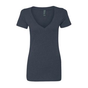 Next Level 6640 - T-Shirt Cvc Deep V Midnight Navy