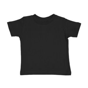 Rabbit Skins 3322 - T-shirt pour bébé en jersey fin Noir