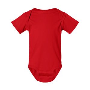 Rabbit Skins 4424 - Pantalon d'épaule pour bébé en jersey fin Rouge