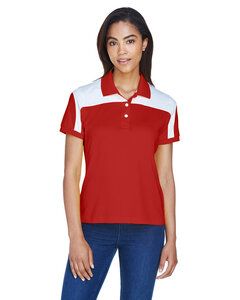 Team 365 TT22W - Polo Victor Performance pour femmes Sp Red/Wht