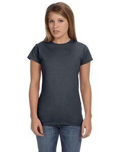 Gildan G640L - T-Shirt Softstyle® Ladies 4.5 Oz. Junior Fit Charcoal