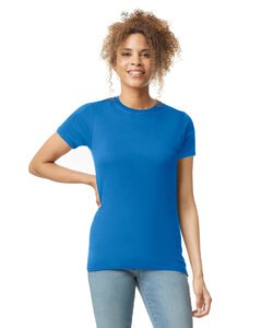 Gildan G640L - T-Shirt Softstyle® Ladies 4.5 Oz. Junior Fit Bleu Royal
