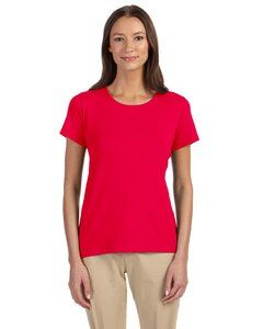 Devon & Jones DP182W - T-Shirt Perfect Fit Ladies Shell Rouge