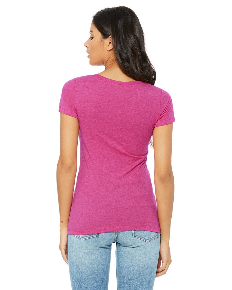 Bella+Canvas B8413 - T-shirt à manches courtes Triblend pour femmes