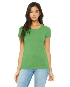 Bella+Canvas B8413 - T-shirt à manches courtes Triblend pour femmes Green Triblend