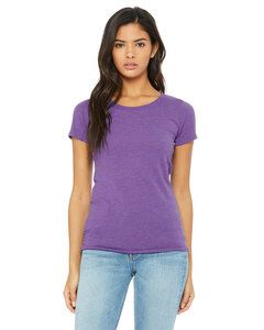 Bella+Canvas B8413 - T-shirt à manches courtes Triblend pour femmes Purple Triblend