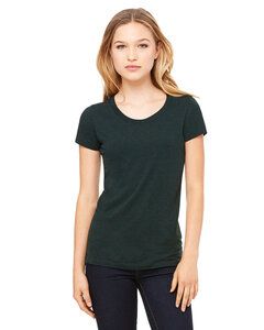 Bella+Canvas B8413 - T-shirt à manches courtes Triblend pour femmes Emerald Triblend